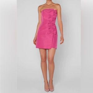 Alexia Maria pink bow dress! Size 0